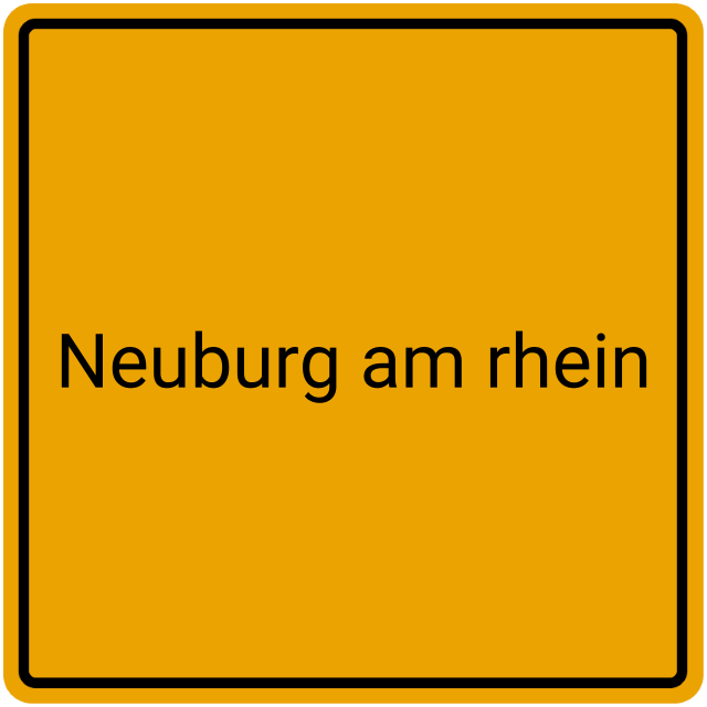 Meldebestätigung Neuburg am Rhein